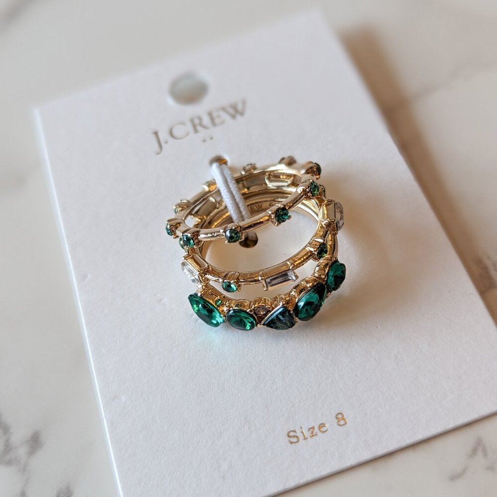 J.Crew Factory Crystal Gems Layering Set - Picture 4 of 7